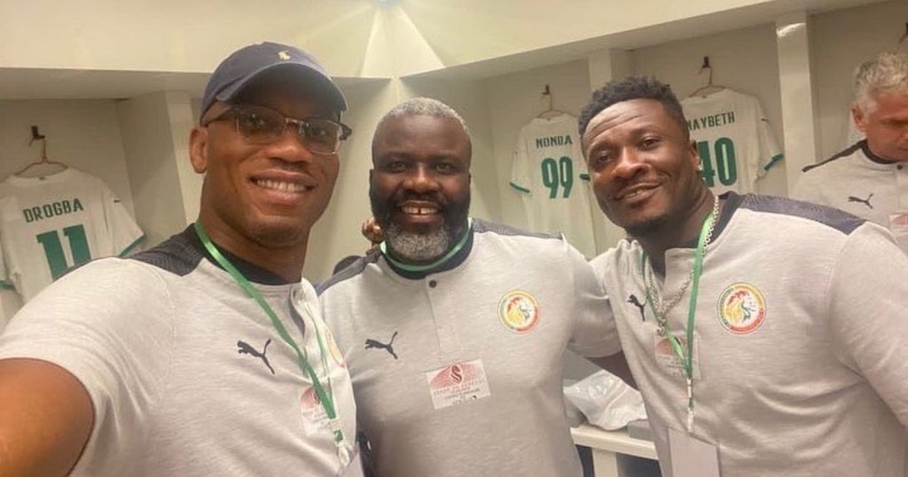 Featured image for “Asamoah Gyan, Dider Drogba, Samuel Eto, Adebayor & others meet in Senegal”