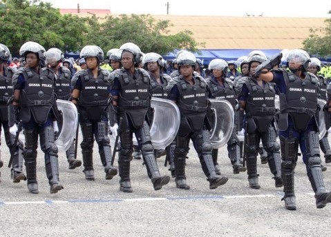 Featured image for “Police officers in Ghana suspended over crackdown on protesting students”