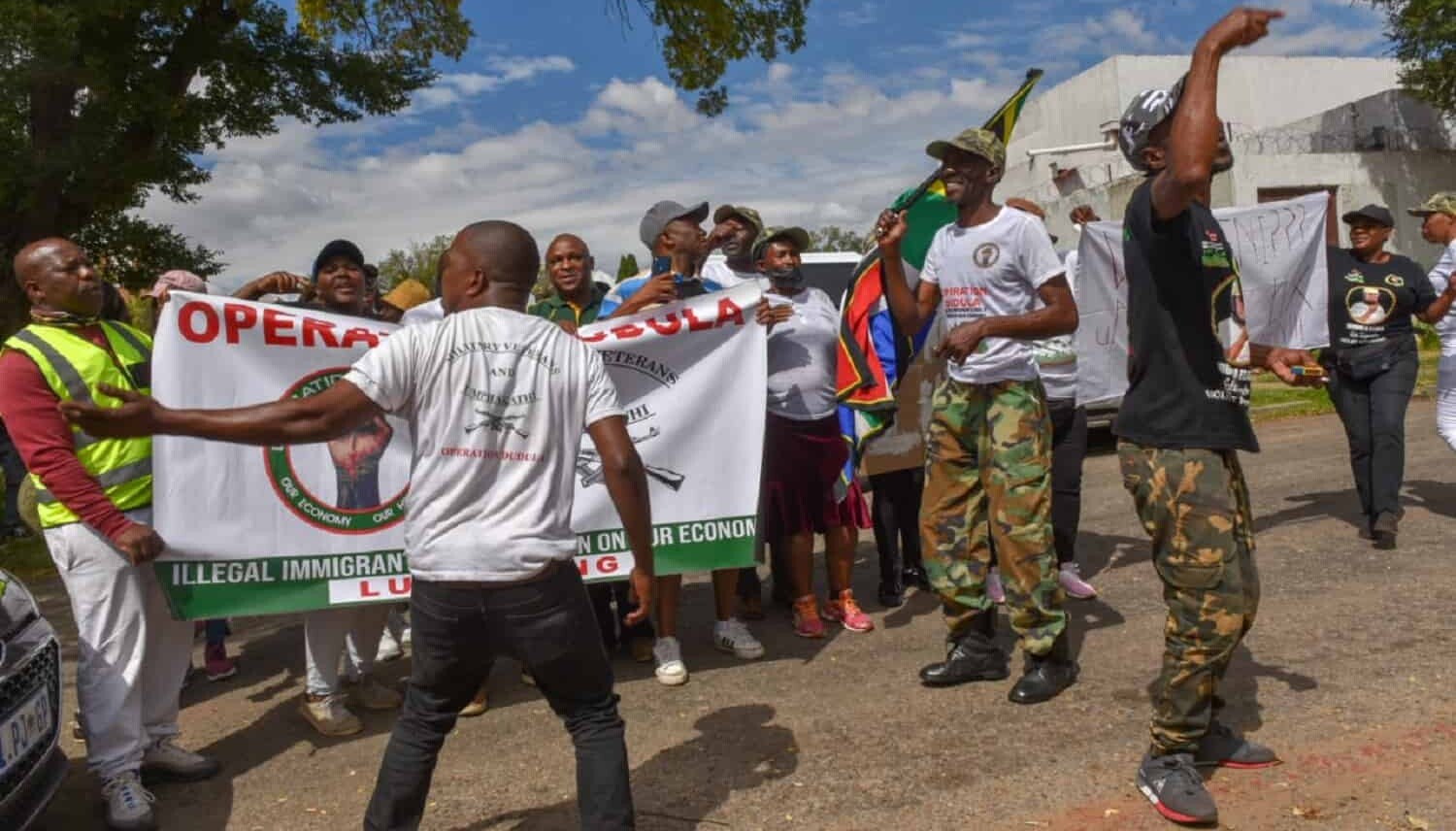 Featured image for “Nhlanhla Lux Dlamini, the leader of the anti-migrant protest in South Africa has been arrested.”