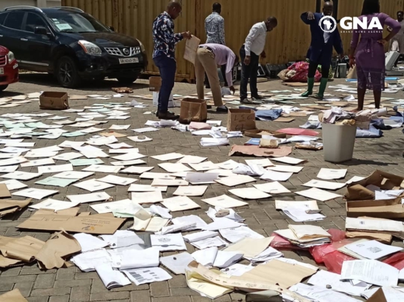 Featured image for “Ghana Lands Commission head office flooded; documents, computers destroyed”