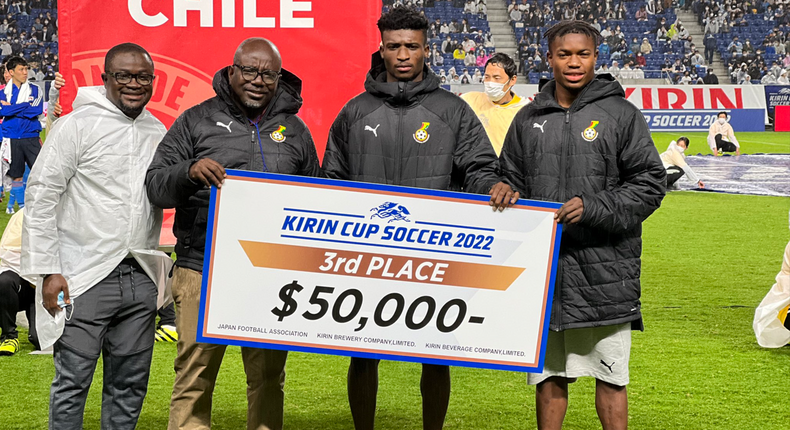 Featured image for “Ghana Black Stars Get $50,000 After Finishing 3rd In Kirin Cup Japan”