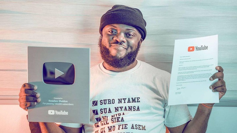 Featured image for “YouTube saved me from Poverty – Ghanaian YouTuber Kwadwo Sheldon”