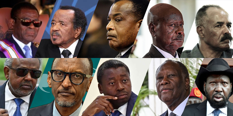 Featured image for “Top 10 Longest-Serving African Presidents in Power”