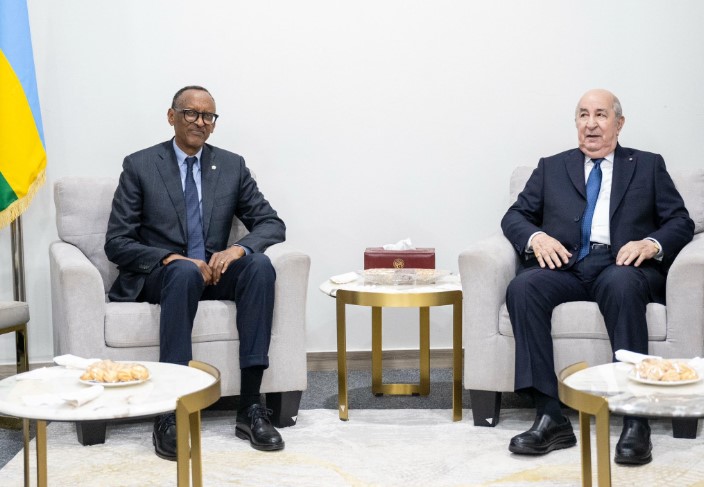 Featured image for “Strengthening Ties: Kagame and Tebboune Discuss Enhanced Bilateral Relations”