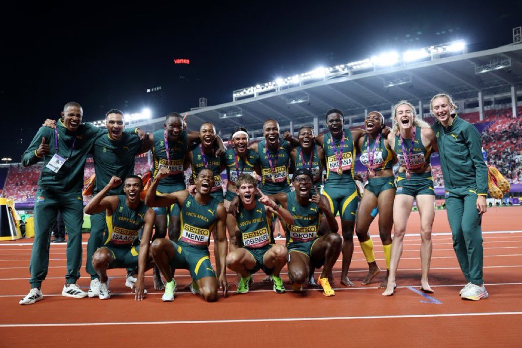 Featured image for “South African Relay Teams Shine at World Athletics Relay Championships in Guangzhou”