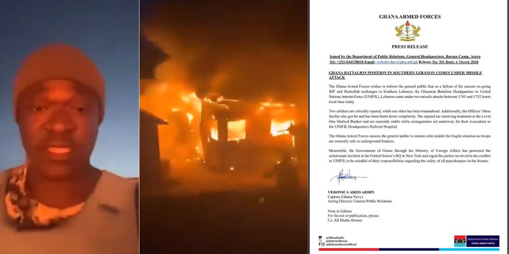 Featured image for “Missile Attack Hits Ghanaian Peacekeepers Troops in Lebanon”