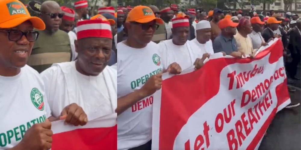 Featured image for “Nigeria faces a democratic meltdown as Atiku, Obi & other ADC leaders lead a massive street revolt against INEC”