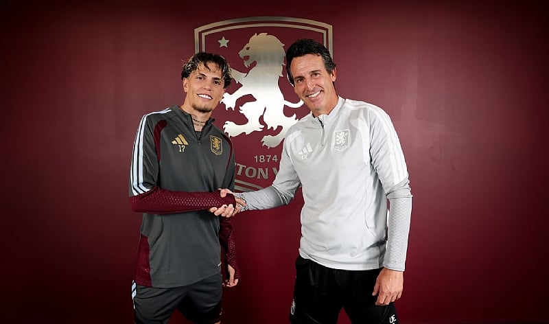 Featured image for “Aston Villa sign Alejandro Garnacho from Chelsea on initial season-long loan”