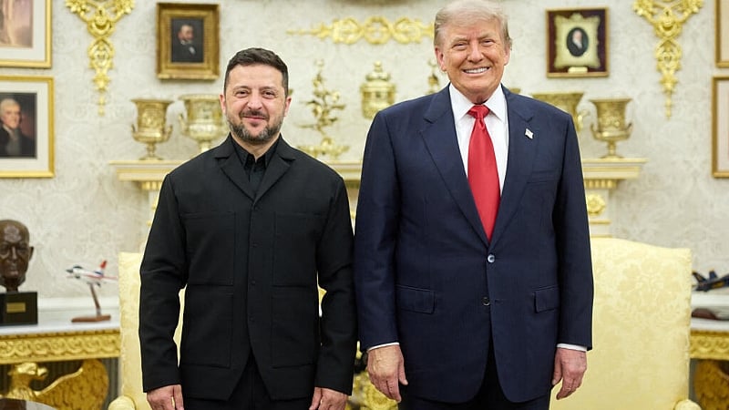 Featured image for “Trump says US has not agreed to Ukraine producing Patriot missiles”