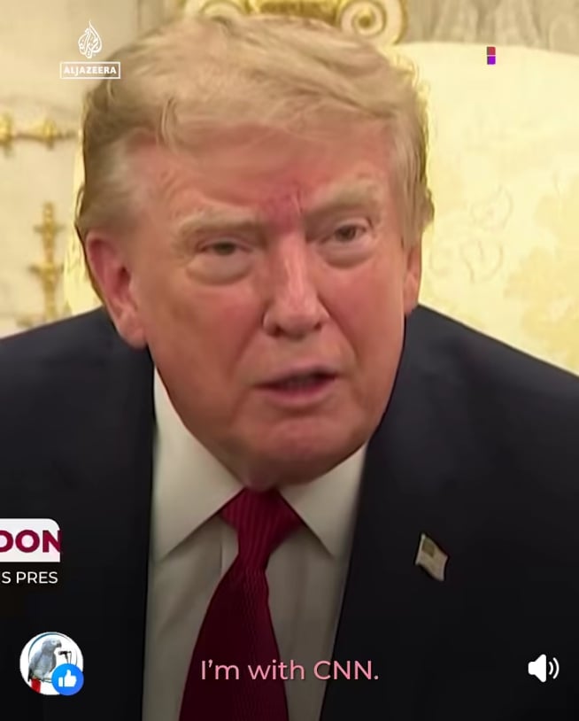 Featured image for “‎’You’re a Fake Reporter’: Trump Lashes Out at CNN Journalist Over North Korea Drills Question”