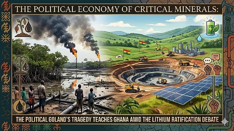 Featured image for “The Political Economy of Critical Minerals: What Ogoniland’s Tragedy Teaches Ghana Amid the Lithium Ratification Debate”