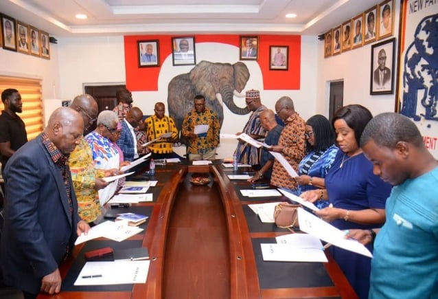 Featured image for “50 Aspirants Pick Forms for 11 National Executive Positions in NPP Elections”