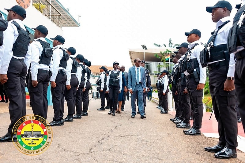 Featured image for “‘You’ll be dismissed if you come to work smelling alcohol’ — Bagbin warns parliamentary security officers”