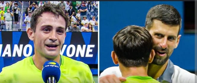 Featured image for “Navone Hails Djokovic As The GOAT Despite Stunning Upset Win”