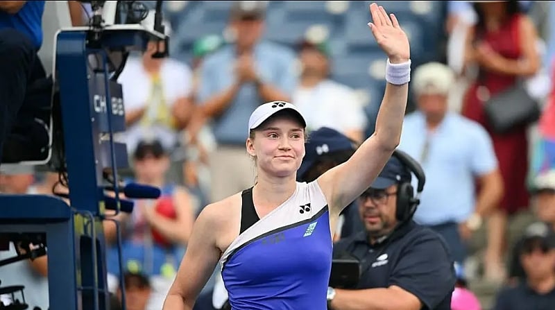 Featured image for “US Open 2026: Elena Rybakina makes winning start in race to world number one”